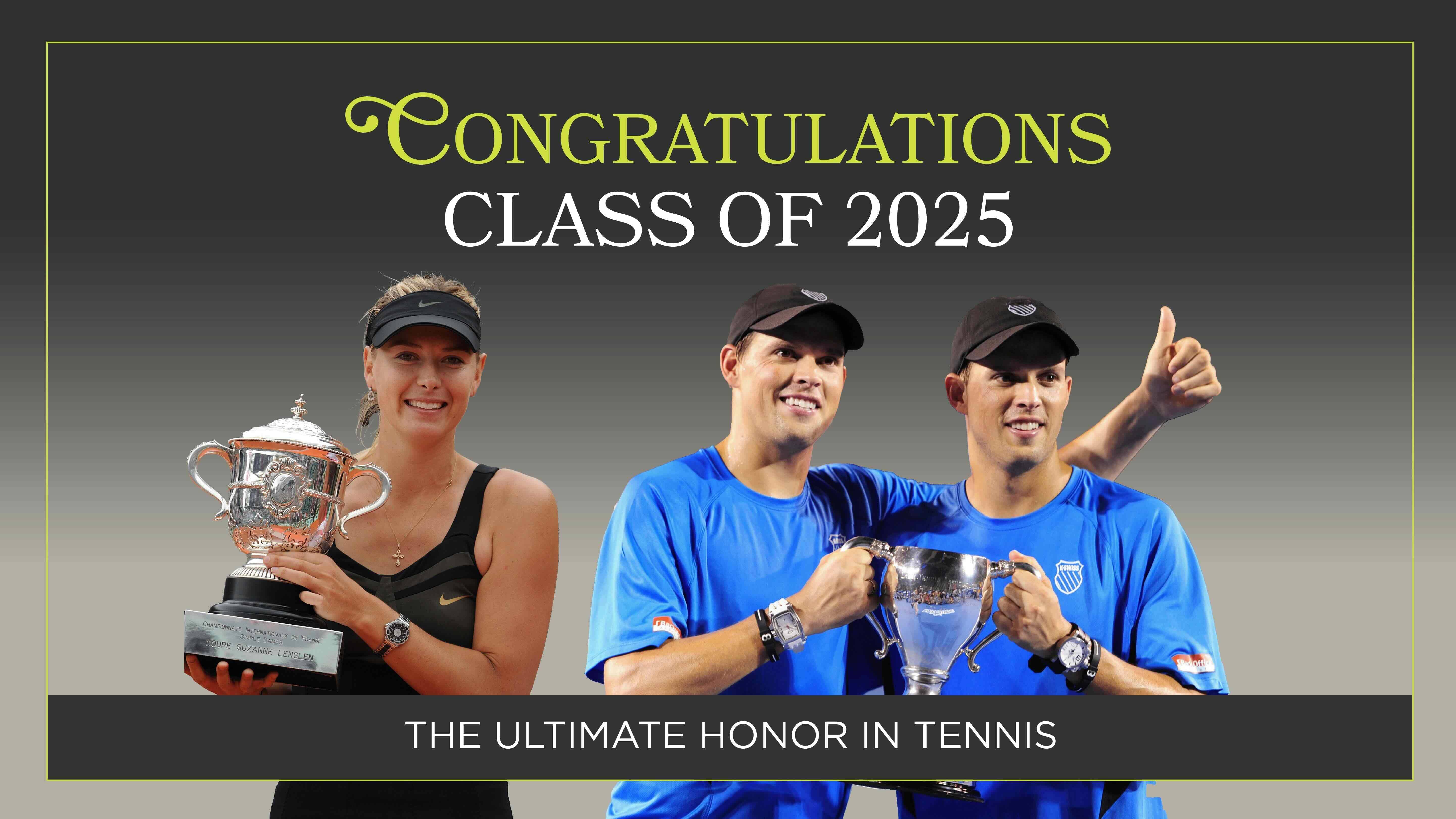 Maria Sharapova and Bob & Mike Bryan